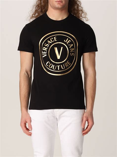 camiseta versace jeans couture hombre|camisas versace.